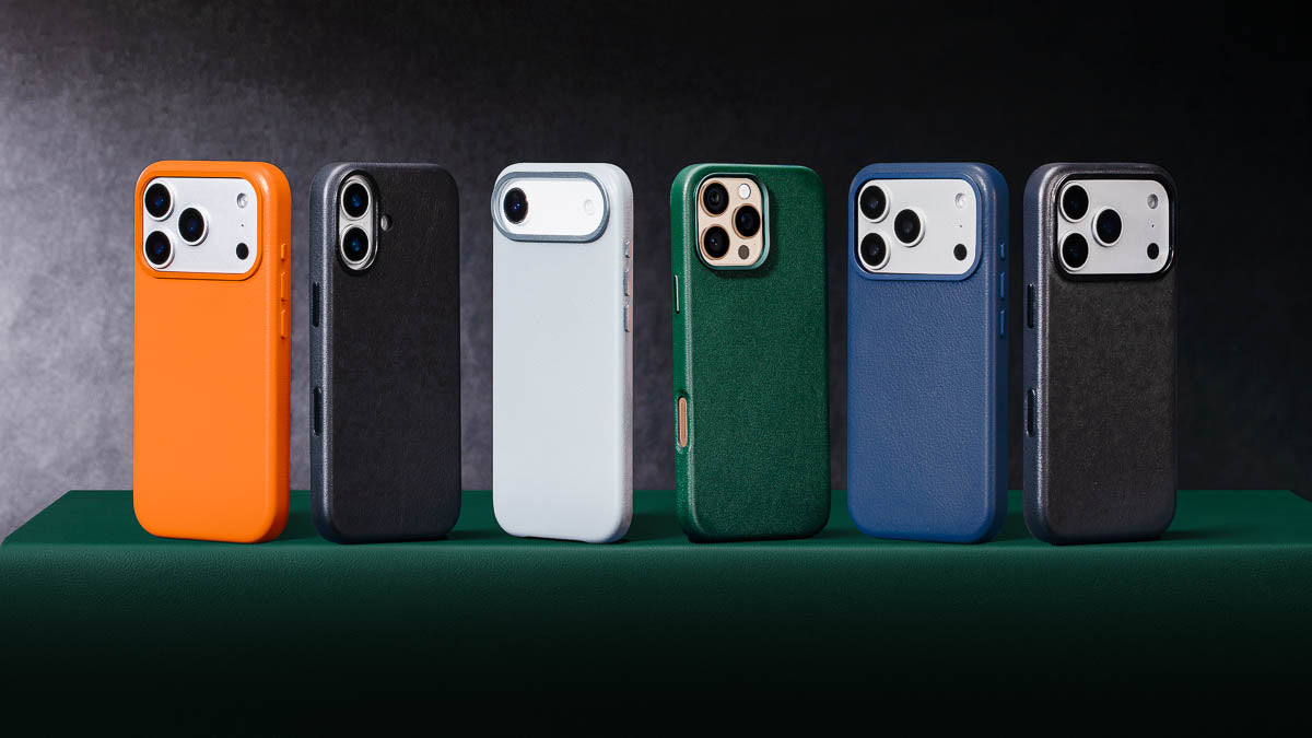 Casebellé iPhone leather cases complete collection in full-grain Nappa and vegetable-tanned leather