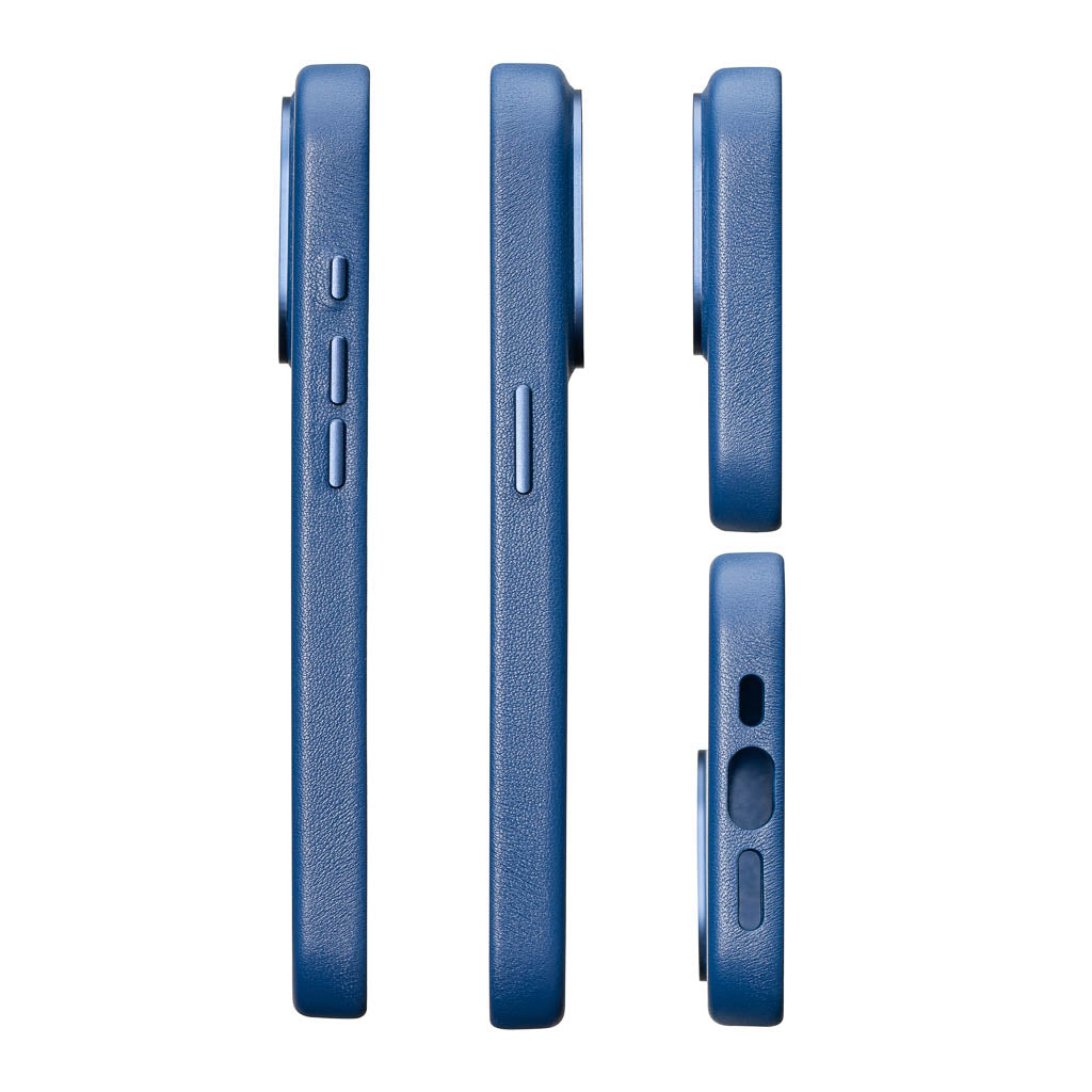 Timeless Luxe Leather Case - Sapphire Blue - iPhone 15 Pro