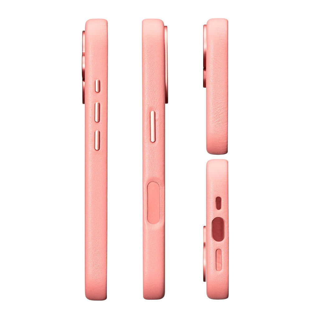 Timeless Luxe Leather Case - Blush Pink - iPhone 16
