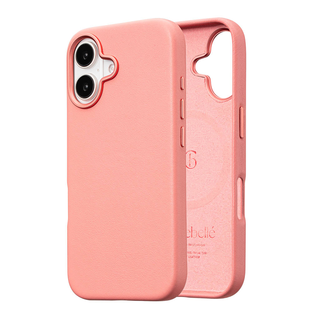 Timeless Luxe Leather Case - Blush Pink - iPhone 16