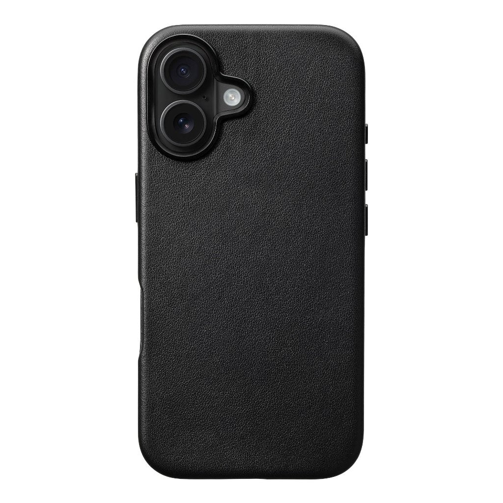 Leather Case For iPhone 16 plus - Timeless Luxe - Obsidian Black