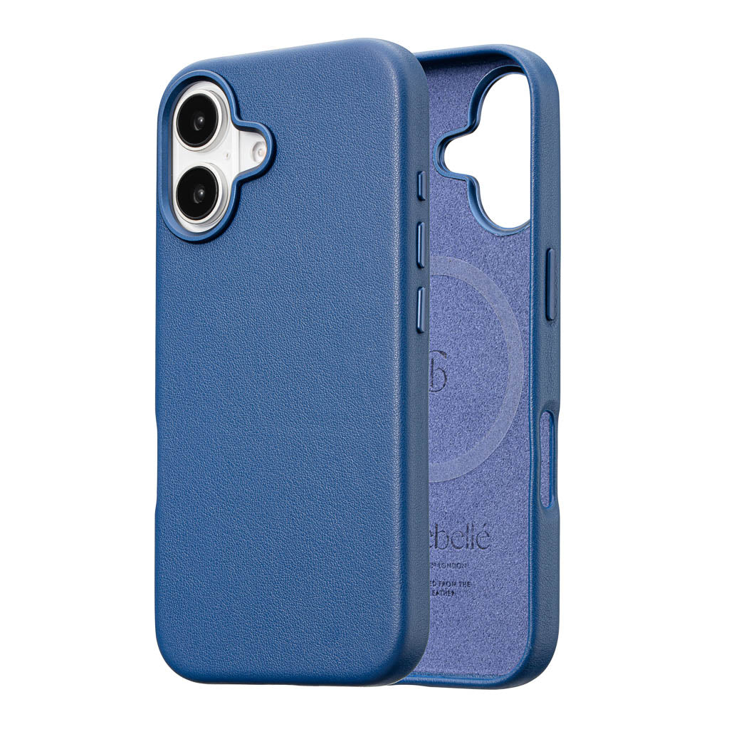 Timeless Luxe Leather Case - Sapphire Blue - iPhone 16 Plus