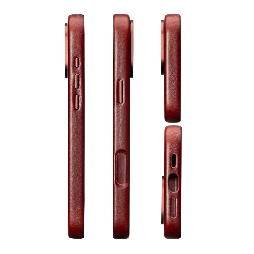 Vintage Luxe Leather Case - Sepia Brown - iPhone 16 Pro