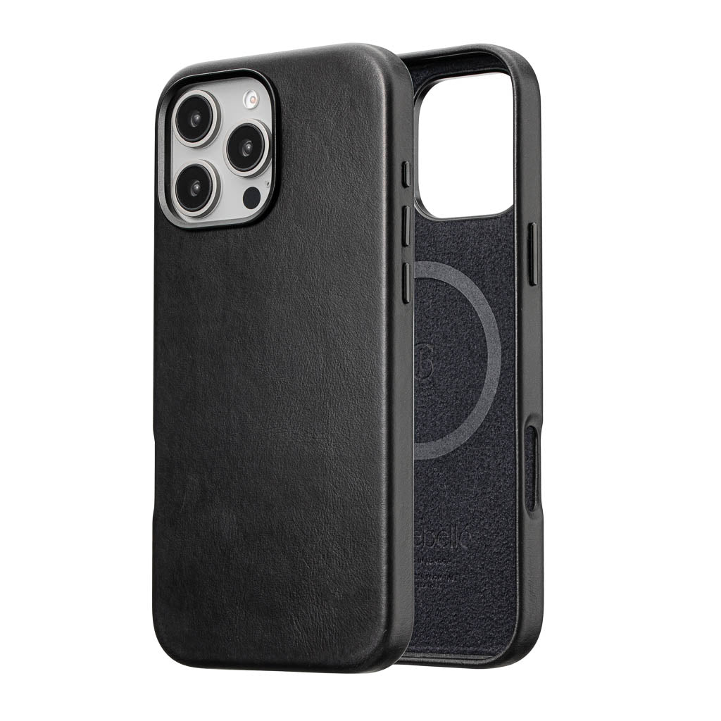 Vintage Luxe Leather Case - Noir Black - iPhone 16 Pro Max