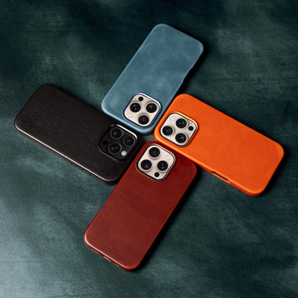 Vintage Luxe Leather Case - Sepia Brown - iPhone 16 Pro Max