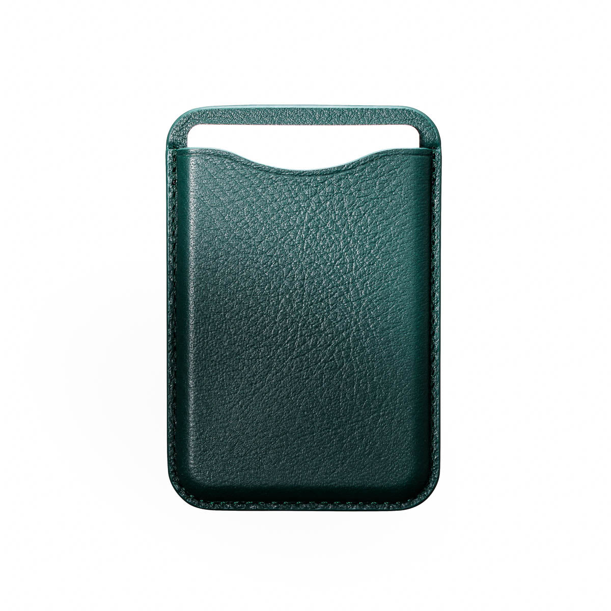 Casebelle leather MagSafe wallet in Racing Green - full-grain leather card holder