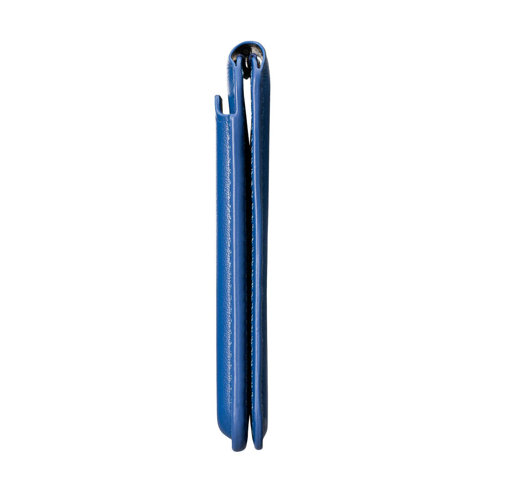 Timeless Luxe - MagSafe Compatible Kickstand Leather Wallet - Sapphire Blue