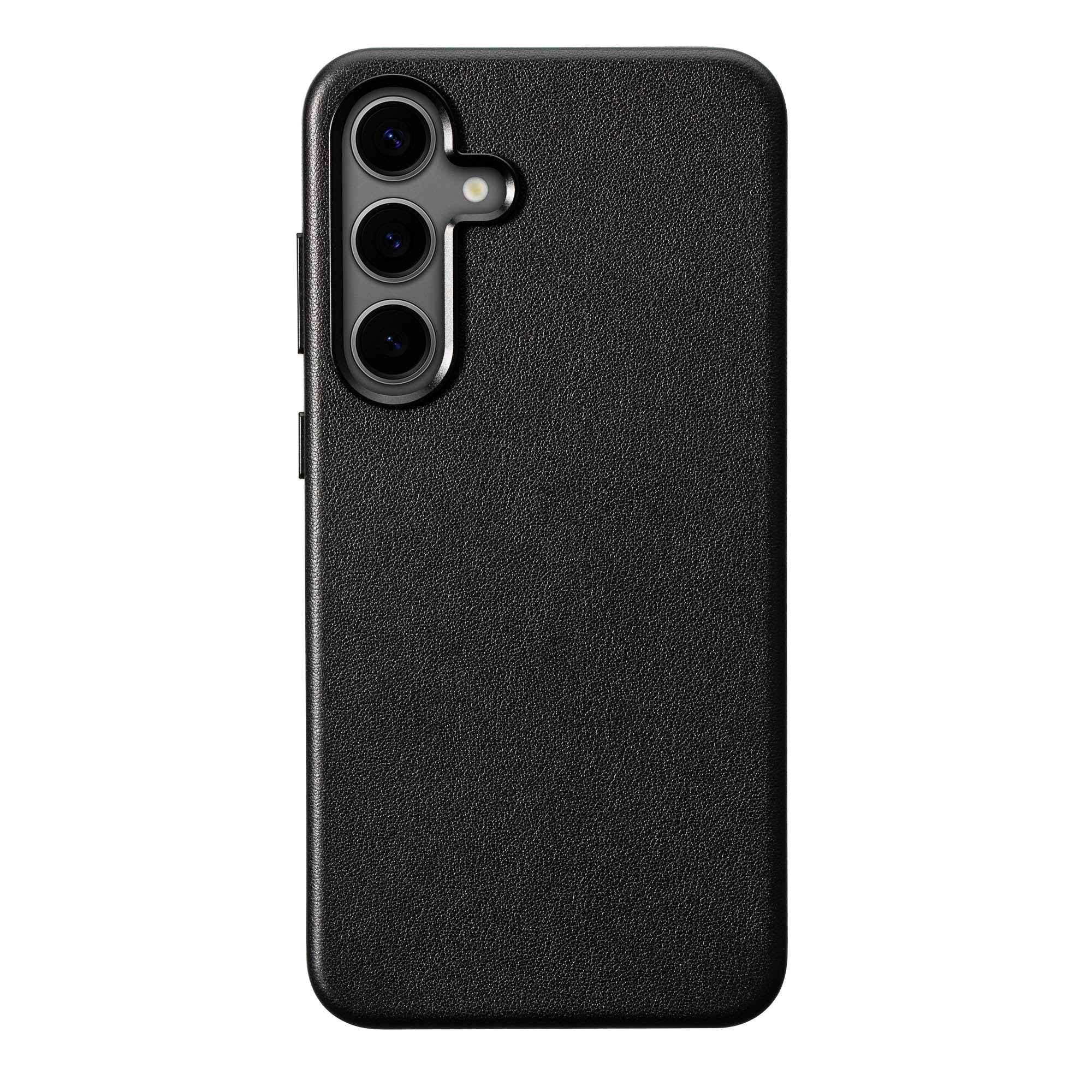 Samsung Galaxy S24 Leather Case - Timeless Luxe - Obsidian Black
