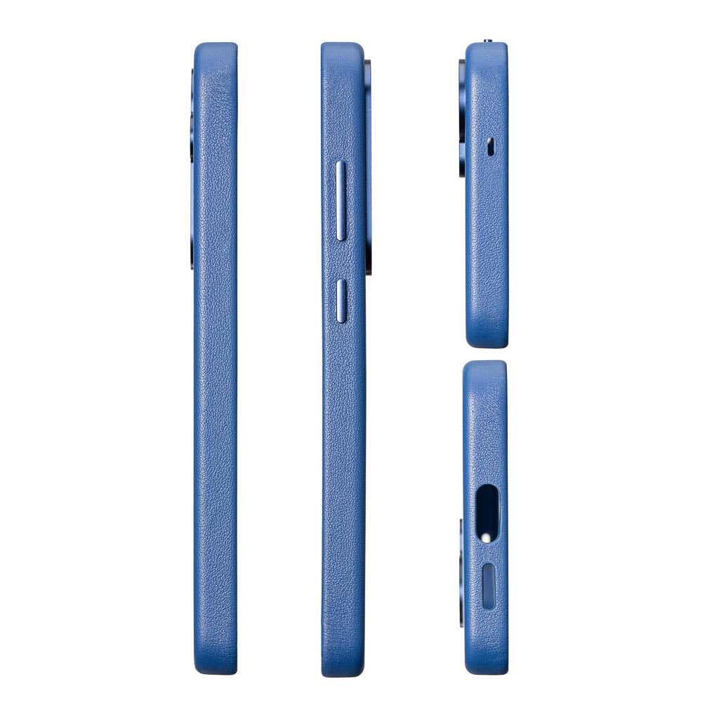 Samsung Galaxy S24 Leather Case - Timeless Luxe - Sapphire Blue