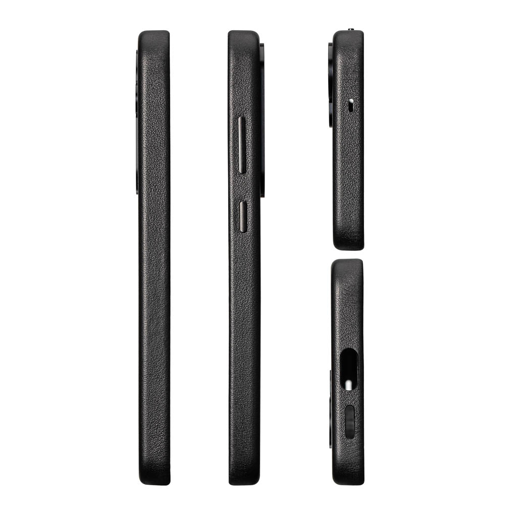 Samsung Galaxy S24 Plus Leather Case - Timeless Luxe - Obsidian Black