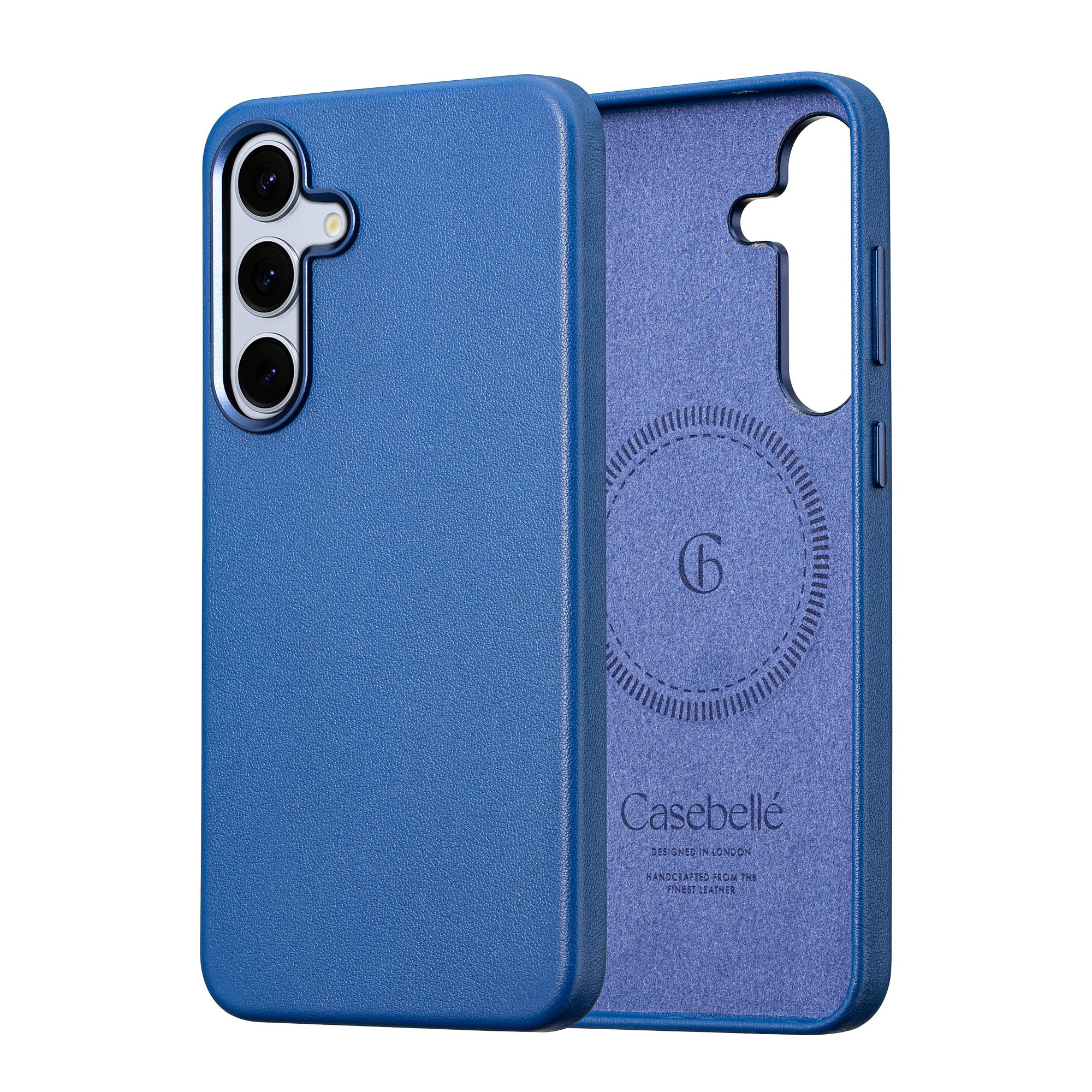 Samsung Galaxy S24 Plus Leather Case - Timeless Luxe - Sapphire Blue