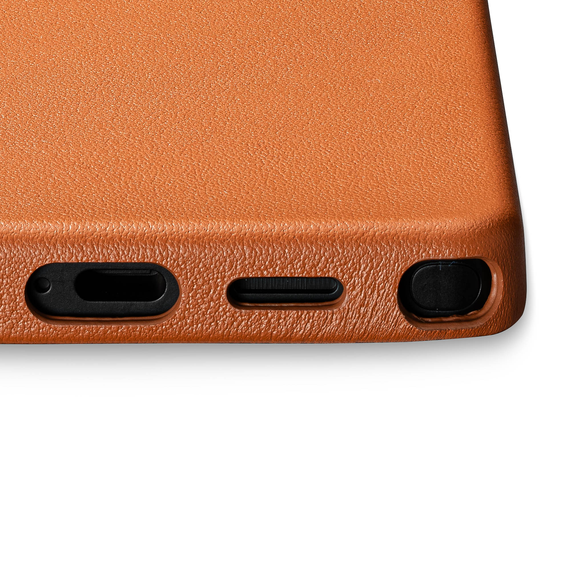 Samsung Galaxy S24 Ultra Leather Case - Timeless Luxe - Cognac Brown