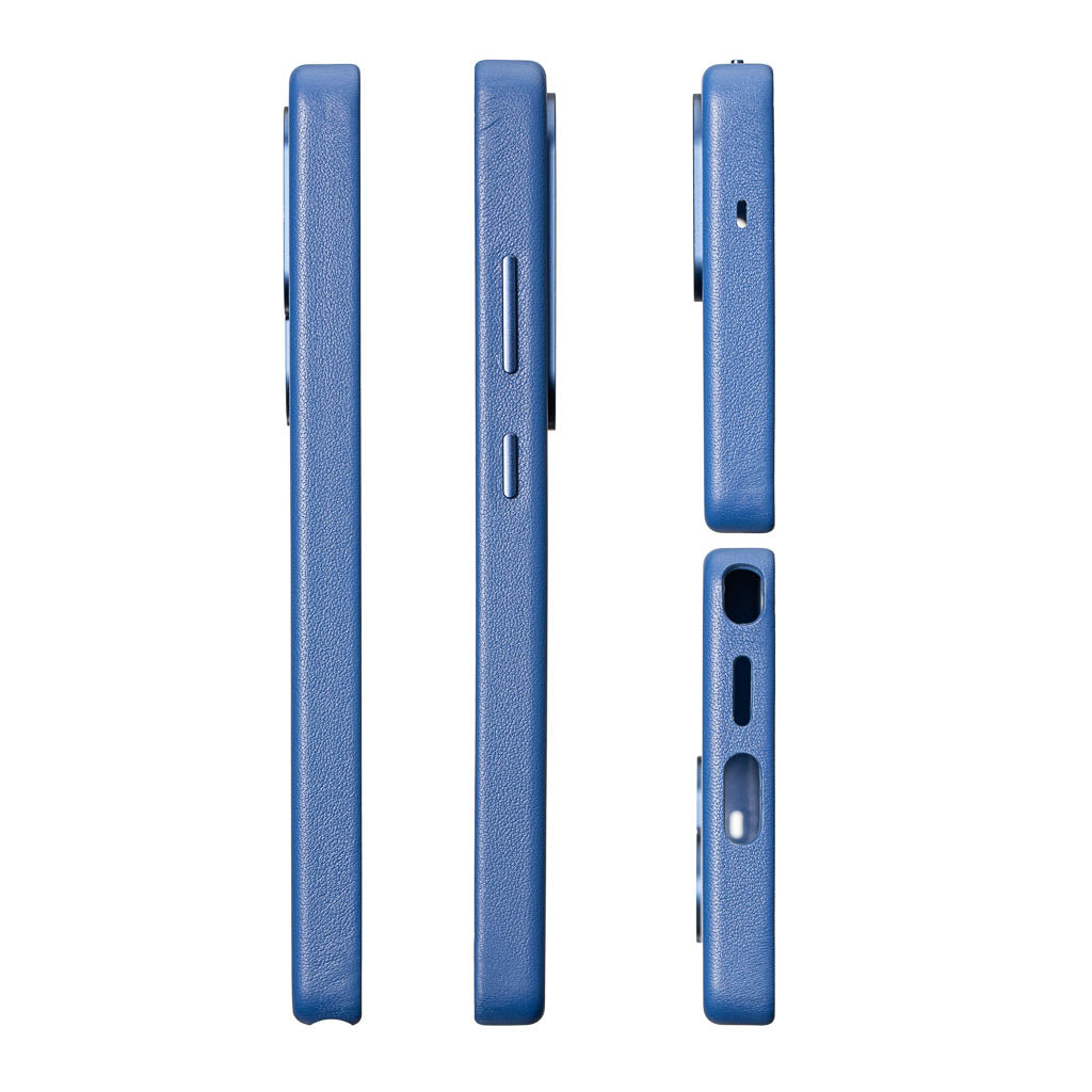 Samsung Galaxy S24 Ultra Leather Case - Timeless Luxe - Sapphire Blue