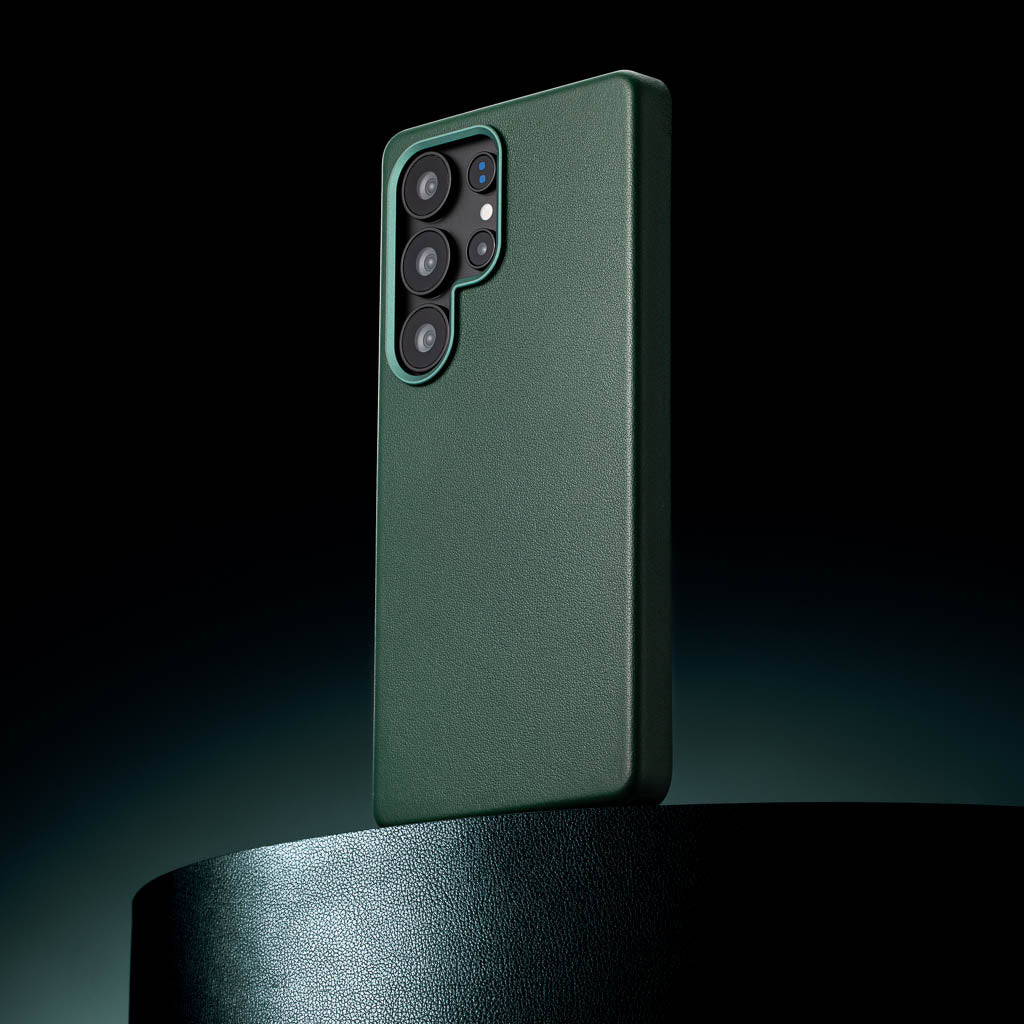 Samsung Galaxy S25 Ultra Leather Case - Timeless Luxe - Racing Green