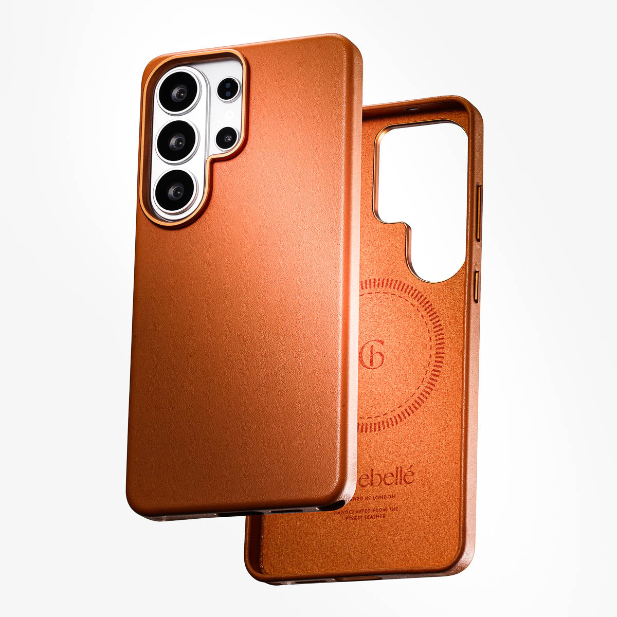 Samsung Galaxy S26 Ultra Leather Case - Cognac Brown