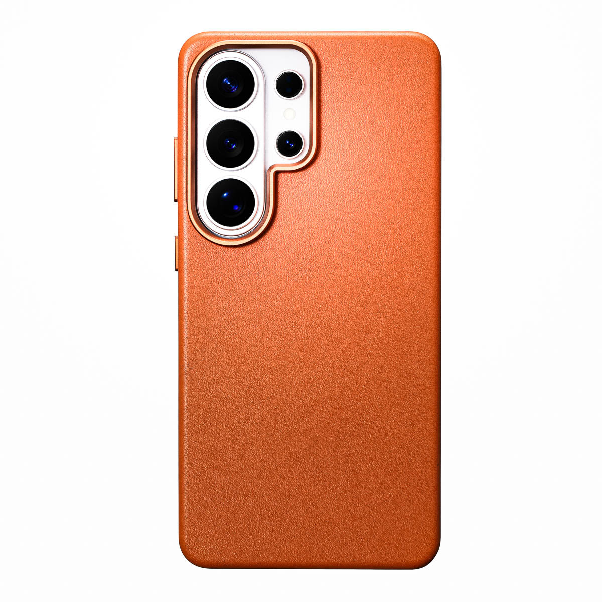 Samsung Galaxy S26 Ultra Leather Case - Timeless Luxe - Cognac Brown