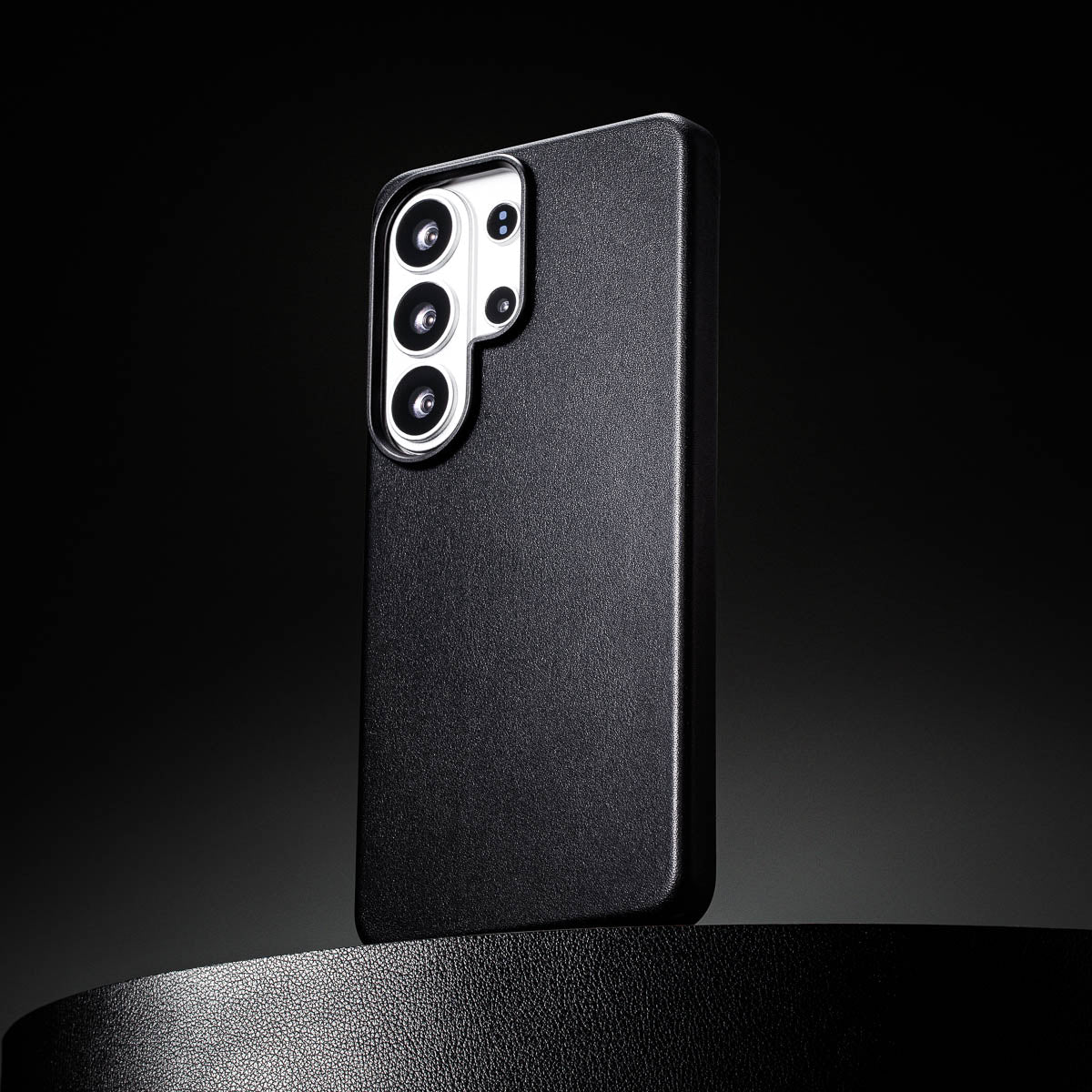 Samsung Galaxy S26 Ultra Leather Case - Timeless Luxe - Obsidian Black