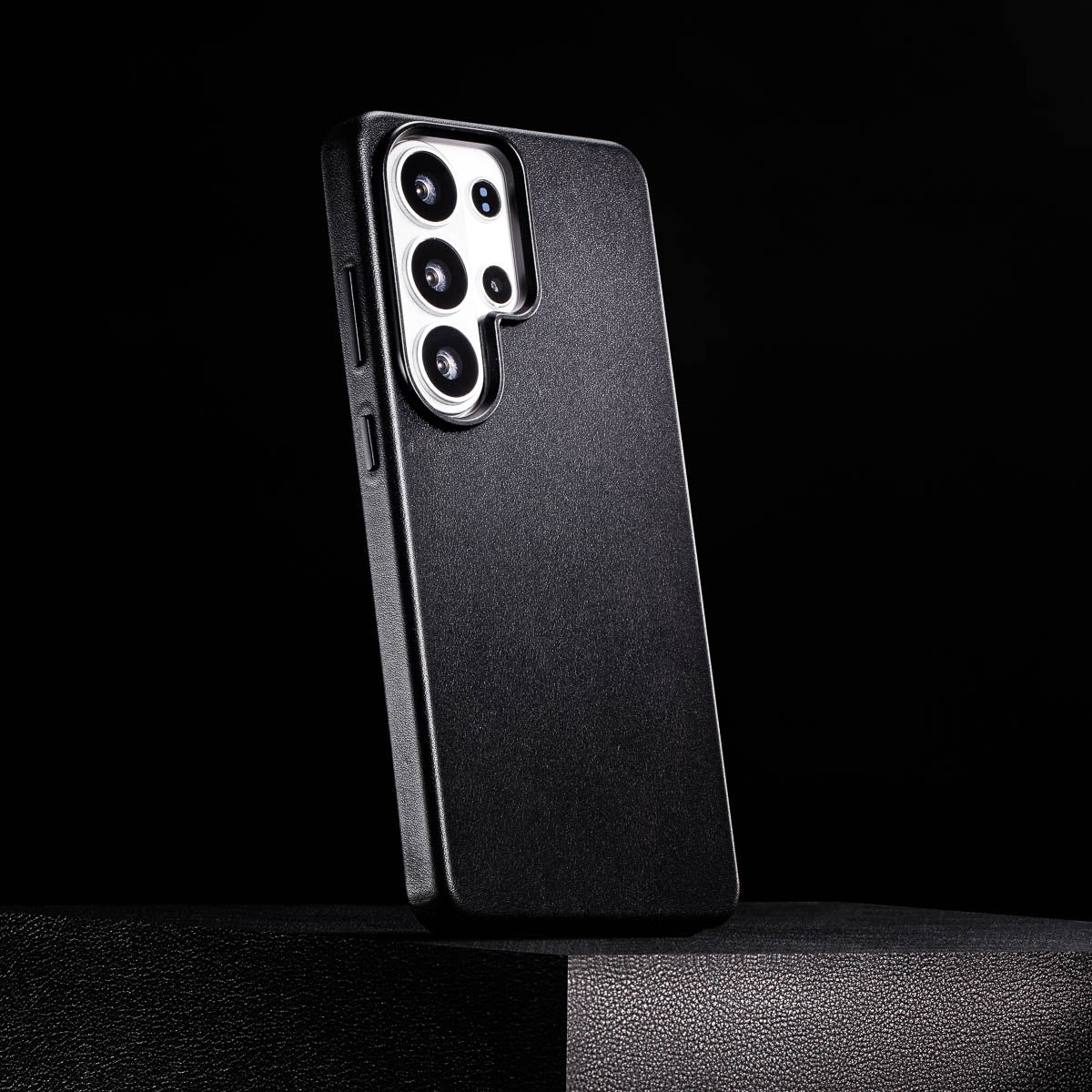 Samsung Galaxy S26 Ultra Leather Case - Timeless Luxe - Obsidian Black