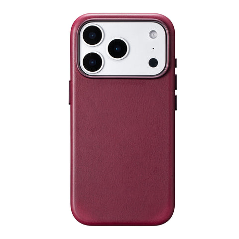 iPhone 17 Pro Leather Case - MagSafe - Cherry
