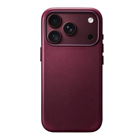 iPhone 18 Pro Leather Case - MagSafe - Burgundy