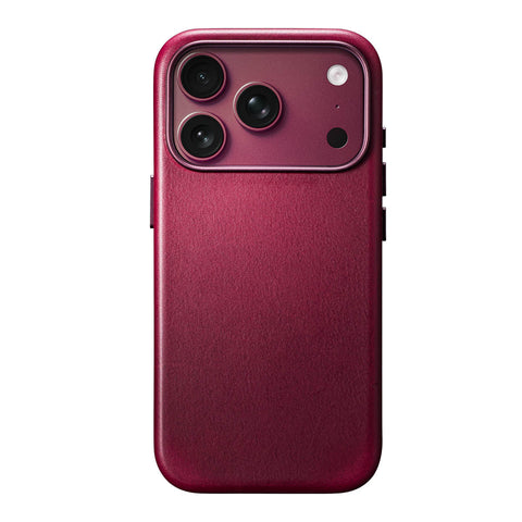 iPhone 18 Pro Leather Case - MagSafe - Cherry