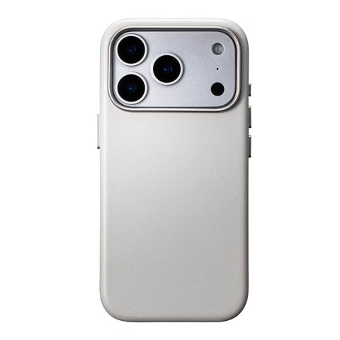 iPhone 18 Pro Max Leather Case - MagSafe - Stone Grey