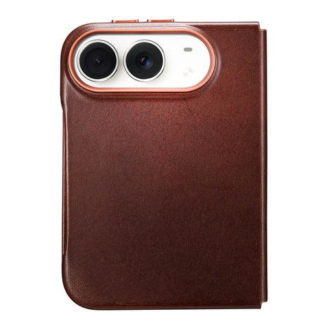 iPhone Duo Leather Case - MagSafe - Dark Brown