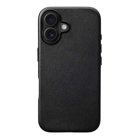 iPhone 16 Leather Case - MagSafe - Obsidian Black