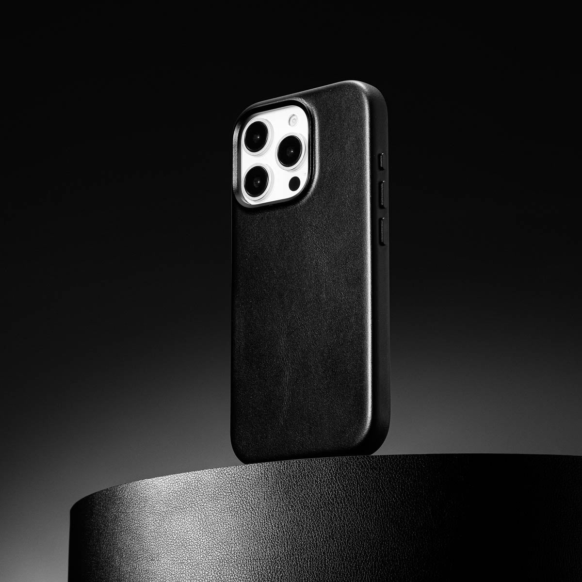 iPhone 16 Pro Max Leather Case - MagSafe - Noir Black