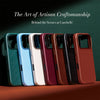racing green nappa leather iphone 18 pro case product video by casebelle
