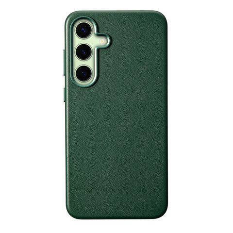 Samsung Galaxy S24 Plus Leather Case - Racing Green