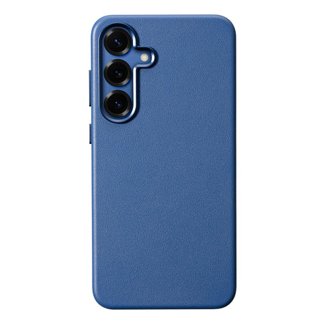 Samsung Galaxy S25 Plus Leather Case - Sapphire Blue