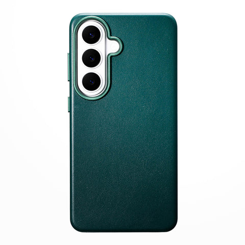 Samsung Galaxy S26 Leather Case - Racing Green