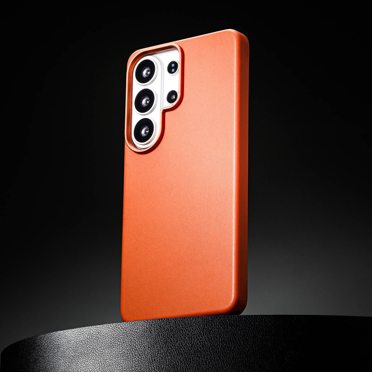 Samsung Galaxy S26 Ultra Leather Case - Timeless Luxe - Cognac Brown