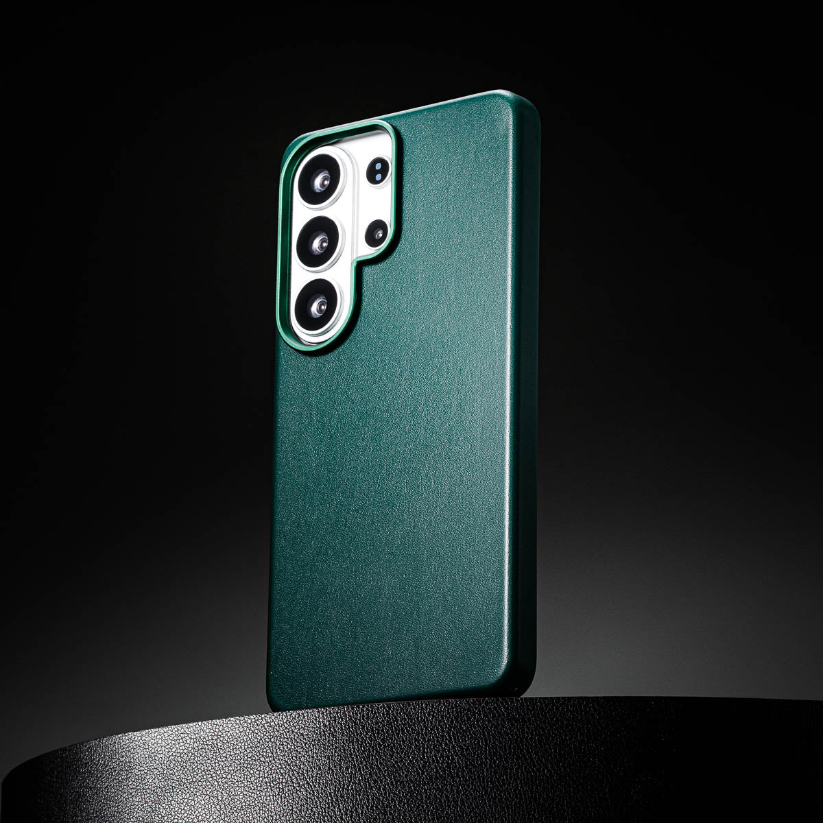 Samsung Galaxy S26 Ultra Leather Case - Timeless Luxe - Racing Green